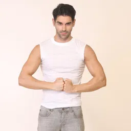 shiba Men’s Broad-Shoulder Cotton Sleeveless Vest Cotton Innerwear | Sizes 85–100 cm image 4