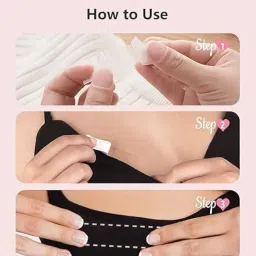 stetix Invisible Double-Sided Lingerie Tape for Body & Clothing, 216 Strips, Hypoallergenic, Waterproof, 1.27 x 7.62 cm Fashion Strips image 1