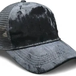 urban apes Velvet Baseball Cap, Premium Black Crushed Velvet, Adjustable Structured Sports Hat, Unisex Classic 6-Panel Design image 1