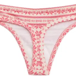 glus Women Geomatric Print Cotton Low Waist Thong Panties for Everyday Wearing Thong Solution of Panty Lines Under Fitted Outfits image 1