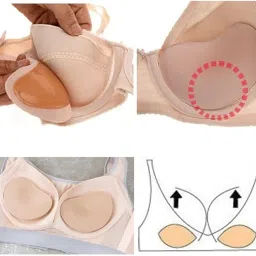 enclave Self-Adhesive Bra Inserts Pads Sticky Push-up Removable Breast Chest Pads Enhancers for Sports Bra/Swimsuits image 3