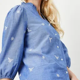 max Women's Cotton Regular Fit Top image 4