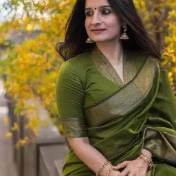 palopo Spun Cotton Lichi Silk Saree For Women With Attach Unstitch Blouse Piece image 2