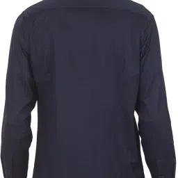 u.s. polo assn. Men's Cotton Stretch Fit Solid Satin Stretch Spread Collar Barrel Cuff Casual Shirt image 4