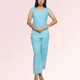 flora & fauna creations Stylish Chikankari 3 Pcs Corset for Women image 3
