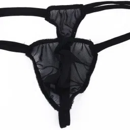 myaddiction Men T-Back Underwear Thongs Black image 1