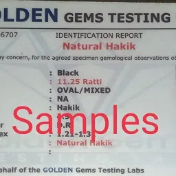 ayush gems 7.25 Ratti / 6.00 Carat Black Sulemani Hakik Stone Pendant AAA+ Quality Natural Sulemani Hakik/Hakeek Loose Gemstone for Women's and Men's image 3