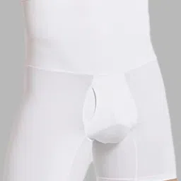 fonicx fit Men's Tummy Control Shapewear Shorts High Waist Slimming Anti-Curling Underwear Body Shaper Seamless Boxer Brief image 5