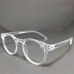 Clear Round Sunglass for boys and girls, Casual Eyeglass, TR90 Spectacle, Prescription Eyewear Frame Multicolor Combo Of 2 image 4