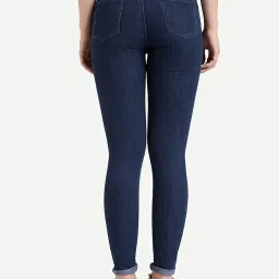 amazon brand - symbol Women's Mid Rise Cropped Length Stretchable Skinny Fit Jeans image 1
