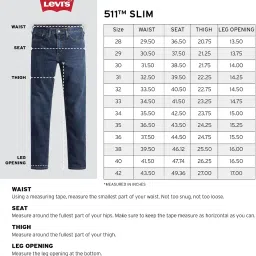 levi's Men's 511 Slim Fit Mid Rise Jeans image 5