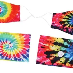 bnf 2Pcs Wide Stretch Headband with Buttons+ Face Mask Sport Hair Band Sweatband|Clothing, Shoes & Accessories | Womens Accessories | Hair Accessories image 5