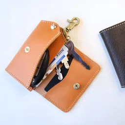 porco rosso Key Case, Smart Key with Card Holder, Genuine Tochigi Leather, Smart Key Case, Key Holder, Brand, Porcorsso, Made in Japan, Women's, Leather, Father's Day, Wedding Ceremony, Birthday image 2