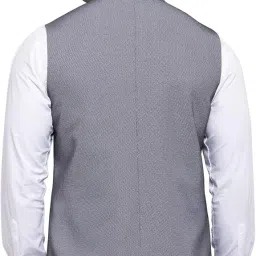wintage Men's Poly Cotton Festive and Casual Nehru Jacket Vest Waistcoat image 2