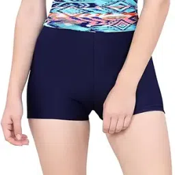 lactra Women's Stylish Contrast Boyleg Tankini Swimsuit | Padded Bust Support & Racerback | Extra Coverage & UPF 50+ Sun Protection image 4