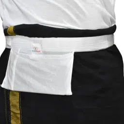 tuni mani Men's Apparel/Dhoti Belt with Welcro Sticker with Pocket/Pouch, 1.4meter x 1.5inches (Pack of 2) image 2