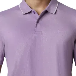 louis philippe Men's Cotton Regular Fit Solid Added Stretch for Comfort T-Shirt image 3