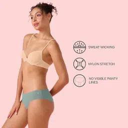enamor Women's Nylon Bikini Style Underwear image 3