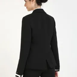 tommy hilfiger Solid Slim Fit Polyester Blazer image 3