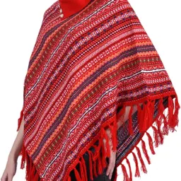 ekools Women's Woolen Multicolor Winter wear Cardigans Shrug Poncho (Shrug1-64) image 3