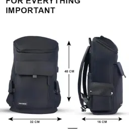 kaya trends Laptop Backpack for Men Fashion PU - NY-2001 Leather (Textured Fabric) Shoulder Bags for 15.6-Inch Laptop/Water-Resistant image 2