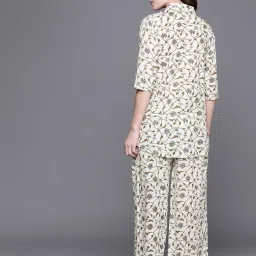 libas Women's Printed Cotton Relaxed Night Suit image 2