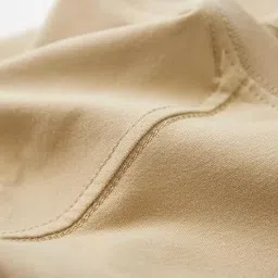 vel Plain Oversized 240 GSM Baggy Fit Drop Shoulder Half Sleeves Round Neck Solid Pure 100% Cotton T-Shirt for Men image 3