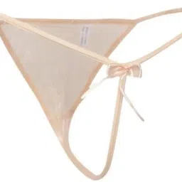 myaddiction 6xWomen's See Through Lace Sheer Triangle Thongs Panties Underwear Skin Color image 1