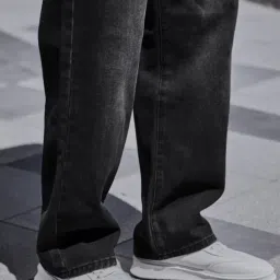 jaar fashion Men’s Baggy Fit Jeans – Loose Fit High-Rise Denim – Comfortable Casual Wear Jeans for Men – Trendy Street Style Denim Pants image 5