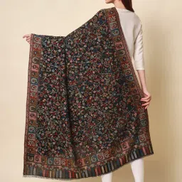 pashmoda Women’s Kaani Wool Blend Shawl, Wrap image 3