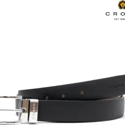 cross Men's Genuine Leather Reversible Belt – Black & Brown | Premium Formal & Casual Adjustable Belt with Brushed Nickel Buckle image 1