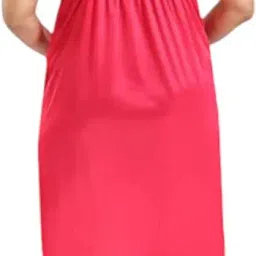 siami Apparels Solid Satin 6 Piece Nightwear/Nighty Set (1 Robe, 1 Nighty, 1 Top, 1 Patiyala, 1 Lingerie Set) for Women image 2