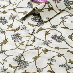 libas Women's Printed Cotton Relaxed Night Suit image 3