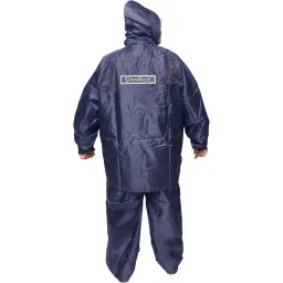 goodluck 100% waterproof Raincoat Big Size/Rainsuit/Rainwear for mens, sturdy, reusable, suited for plus size image 3