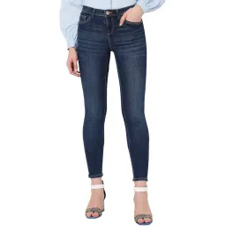 vero moda Women's Skinny Fit High Rise Jeans image 1