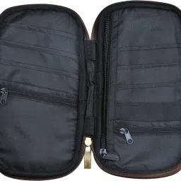 harshti Travel Document Organizer with RFID, Family Passport Holder, Wallet for Women & Men, Portable & Waterproof Case for Cards, Boarding Pass, Money - Perfect for International Trips (Tan-2) image 5