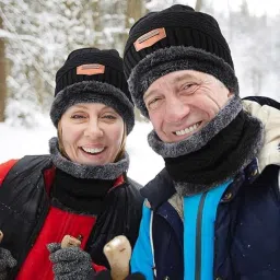 Kohree Stylish Winter Cap for Man - Monkey Cap & Beanie Cap for Men, Women, Kids | Woolen Neck Warmer & Balaclava | Headwear & Caps for Winter, Warm Woolen Hat & Long Beanie for Men image 4