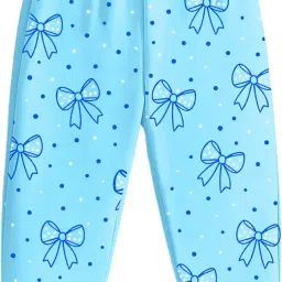 kuchipoo Regular Fit Girls Pyjamas Set-Pack of 5 image 3