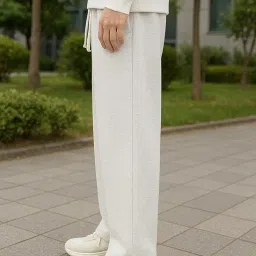 dockstreet relaxxed fit Long Length Trouser Style Drawstring Lounge Trousers for Men/Trending Style, Relaxed Casual Pants for Men image 1