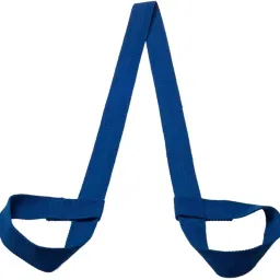 3xCotton Yoga Mat Strap Pilates Mat Carrier Fitness Stretchy Loop Dark Blue image 4