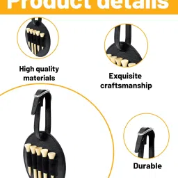 rupeerise Portable Golf Tee Bag Pouch Compact Organiser with Golf Ball Storage, Ideal Tee Holder for Enthusiasts image 1