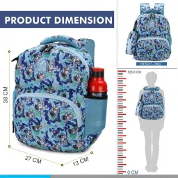 chris & kate School Bags for Boys and Girls Elementary Primary Middle, Water resistance Kids Book Bags for Aged 4 to12 Back to School, College, Daily use Free Stationery Pouch and Rain/Dust Cover image 5