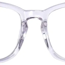 Blue Light Blocking Glasses Gaming Filter Transparent Square Eyeglasses for Eye Protection Men Women, Computer/Tablet/Laptop/Mobile/TV Anti-blue & Anti eyestrain (Clear White) image 2