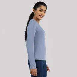 blissclub Women's Nylon Blend Classic Fit T-Shirt image 2