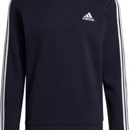 adidas Men's Cotton Hooded Neck Sweatshirt image 1