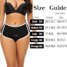 nicsy Panty for Women Girls Ladies Underwear Comfortable Breathable Cotton Side Cut Hipster Ladies Panties Stretch Boxer Brief image 4