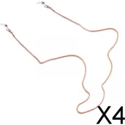 bnf 4xChic Reading Glasses Chain Hanging Rope Retainer for Women Alloy Cord String Rose Gold|Clothing Shoes & Accessories | Other Clothing Shoes & Accessories image 1