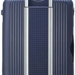 delsey paris ORDENER 77 cms Large Check-in Polypropylene Hardsided 8 Wheels Spinner Luggage/Suitcase/Trolley Bag for Travel with TSA Lock- Blue image 1