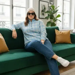 austivo Women Printed Sweater image 5