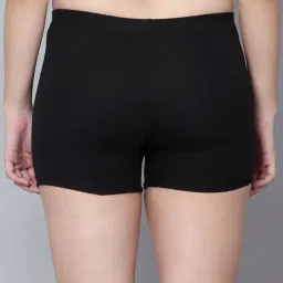 aimly Women Cotton Blend Stretchable Cycling Gym Yoga Above Knee Shorts Pack of 2 image 1